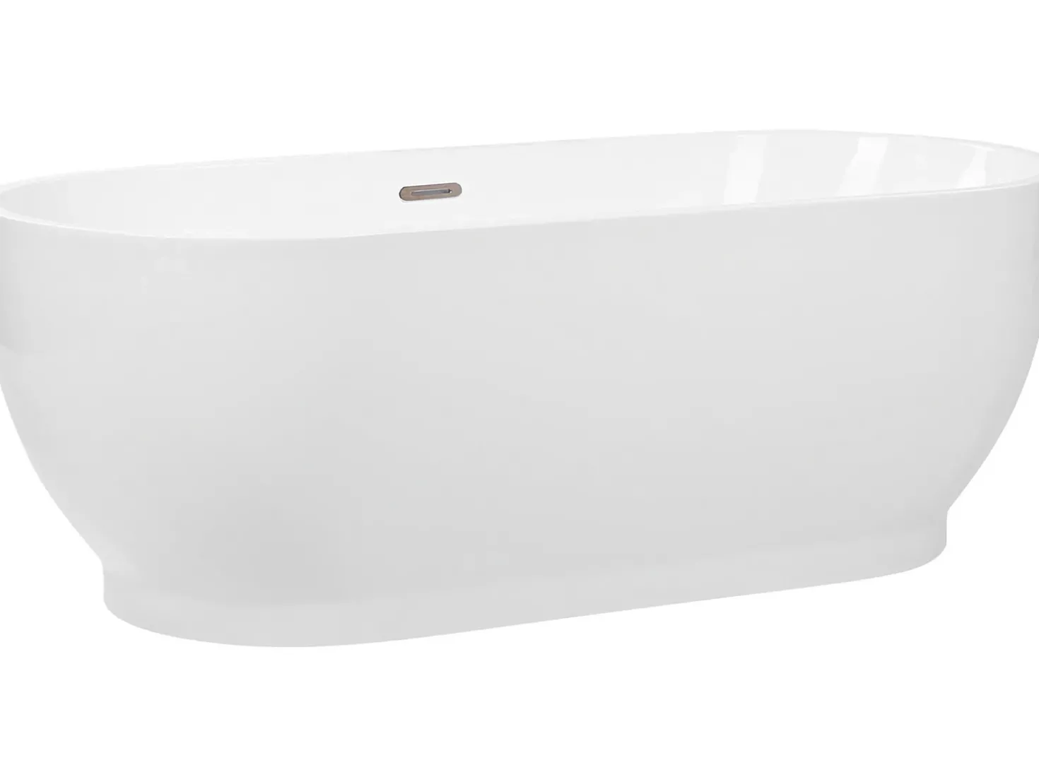 Vasca da bagno freestanding LEVERA 170 x 78 cm Bianco
