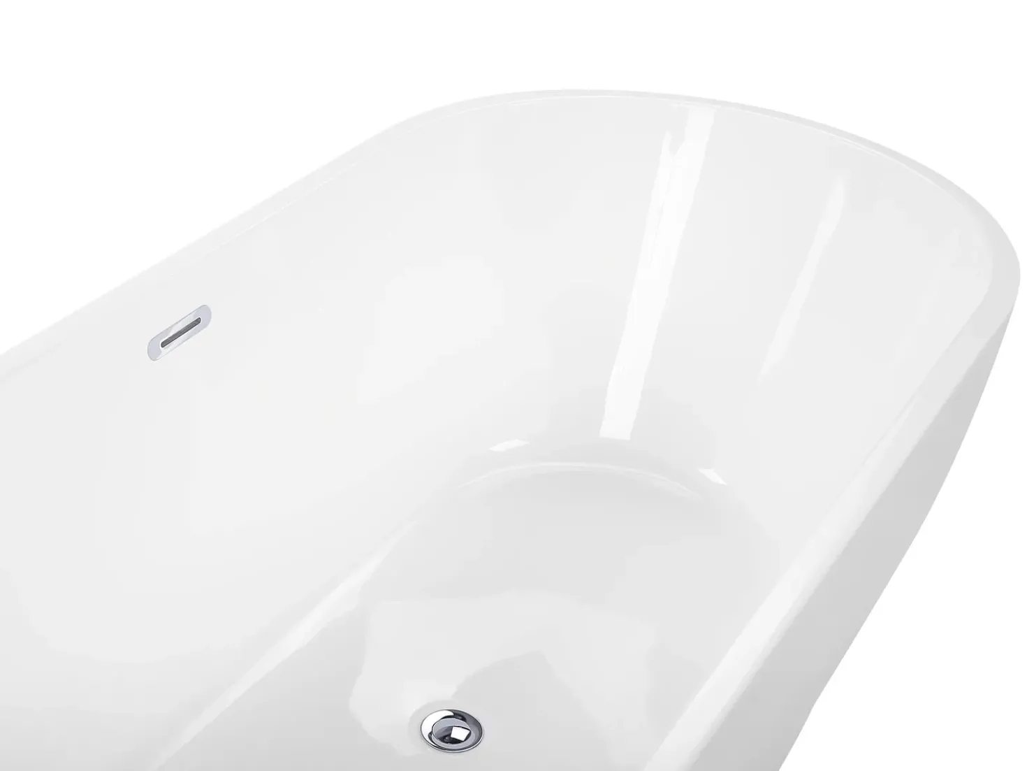 Vasca da bagno freestanding LEVERA 170 x 78 cm Bianco