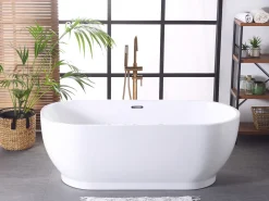 Vasca da bagno freestanding LEVERA 170 x 78 cm Bianco