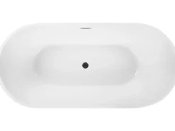 Vasca da bagno freestanding LEVERA 170 x 78 cm Bianco