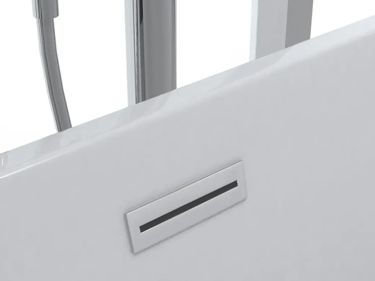 Vasca da bagno freestanding HAVANA 150 x 75 cm Bianco