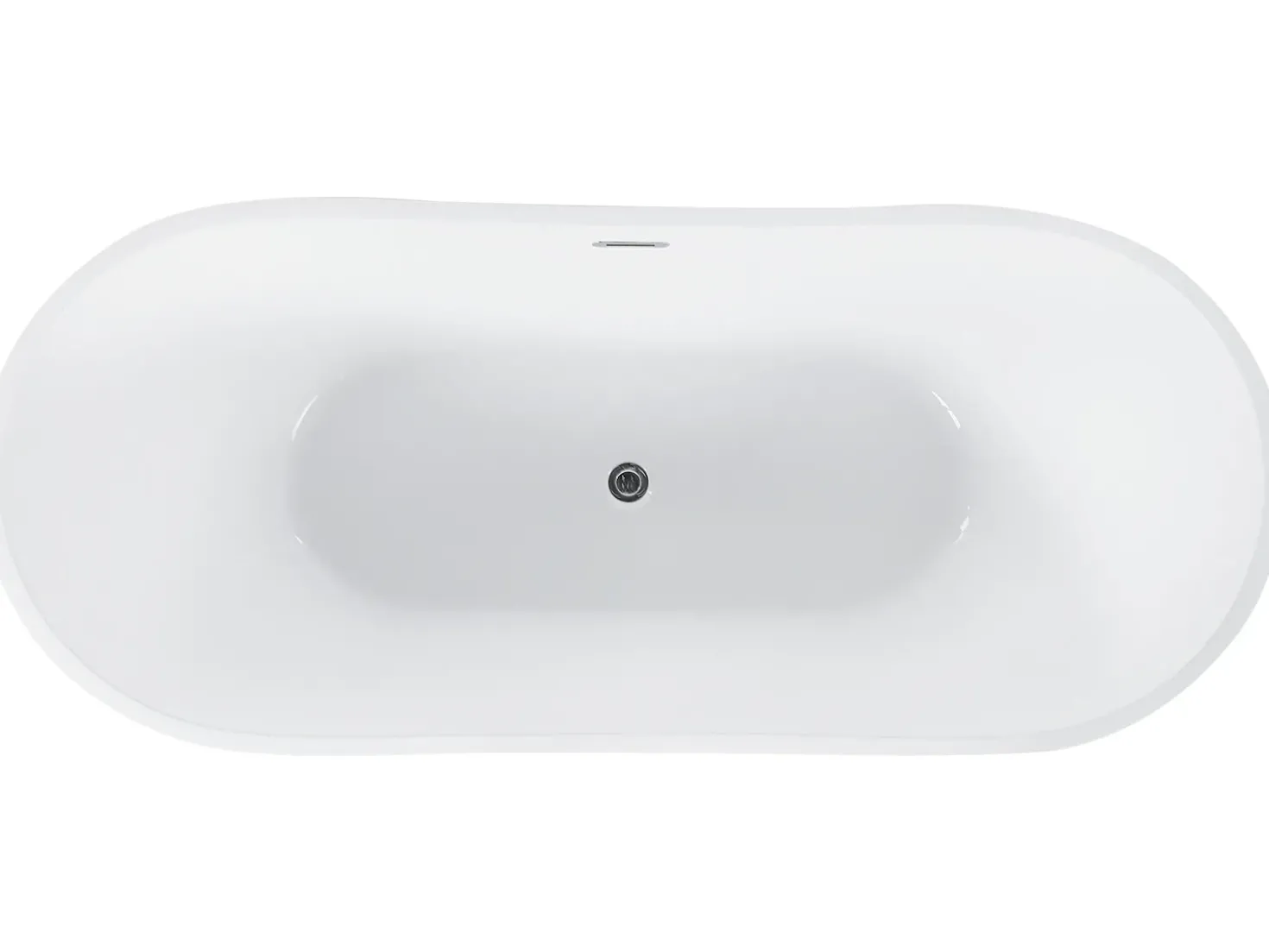 Vasca da bagno freestanding ANTIGUA 150 x 75 cm Rosso