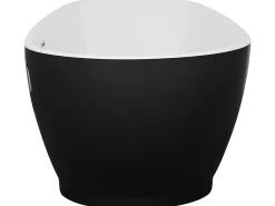 Vasca da bagno freestanding GUIANA 173 x 82 cm Nero/Bianco
