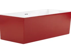 Vasca da bagno freestanding RIOS 170 x 80 cm Rosso