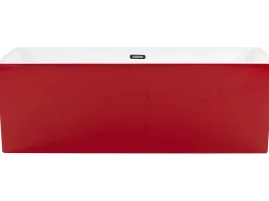 Vasca da bagno freestanding RIOS 170 x 80 cm Rosso