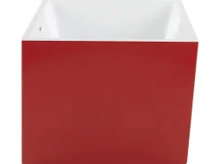 Vasca da bagno freestanding RIOS 170 x 80 cm Rosso