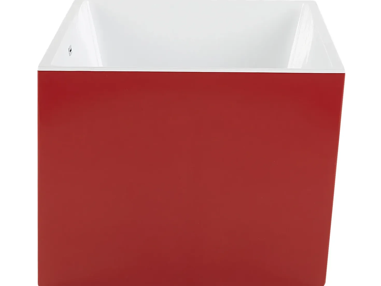 Vasca da bagno freestanding RIOS 170 x 80 cm Rosso