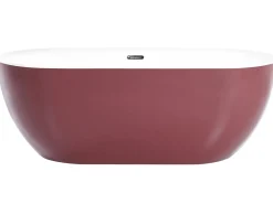 Vasca da bagno freestanding CARRERA 170 x 80 cm Bordeaux