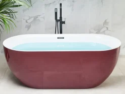 Vasca da bagno freestanding CARRERA 170 x 80 cm Bordeaux