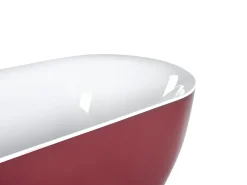 Vasca da bagno freestanding CARRERA 170 x 80 cm Bordeaux