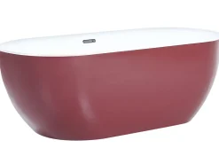Vasca da bagno freestanding CARRERA 170 x 80 cm Bordeaux
