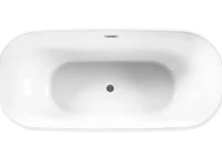 Vasca da bagno freestanding TESORO 170 x 77 cm Rosso