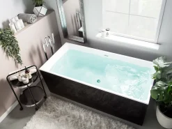 Vasca da bagno freestanding RIOS 170 x 80 cm Nero