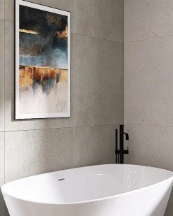 Vasca da bagno freestanding CARRERA 180 x 80 cm Bianco