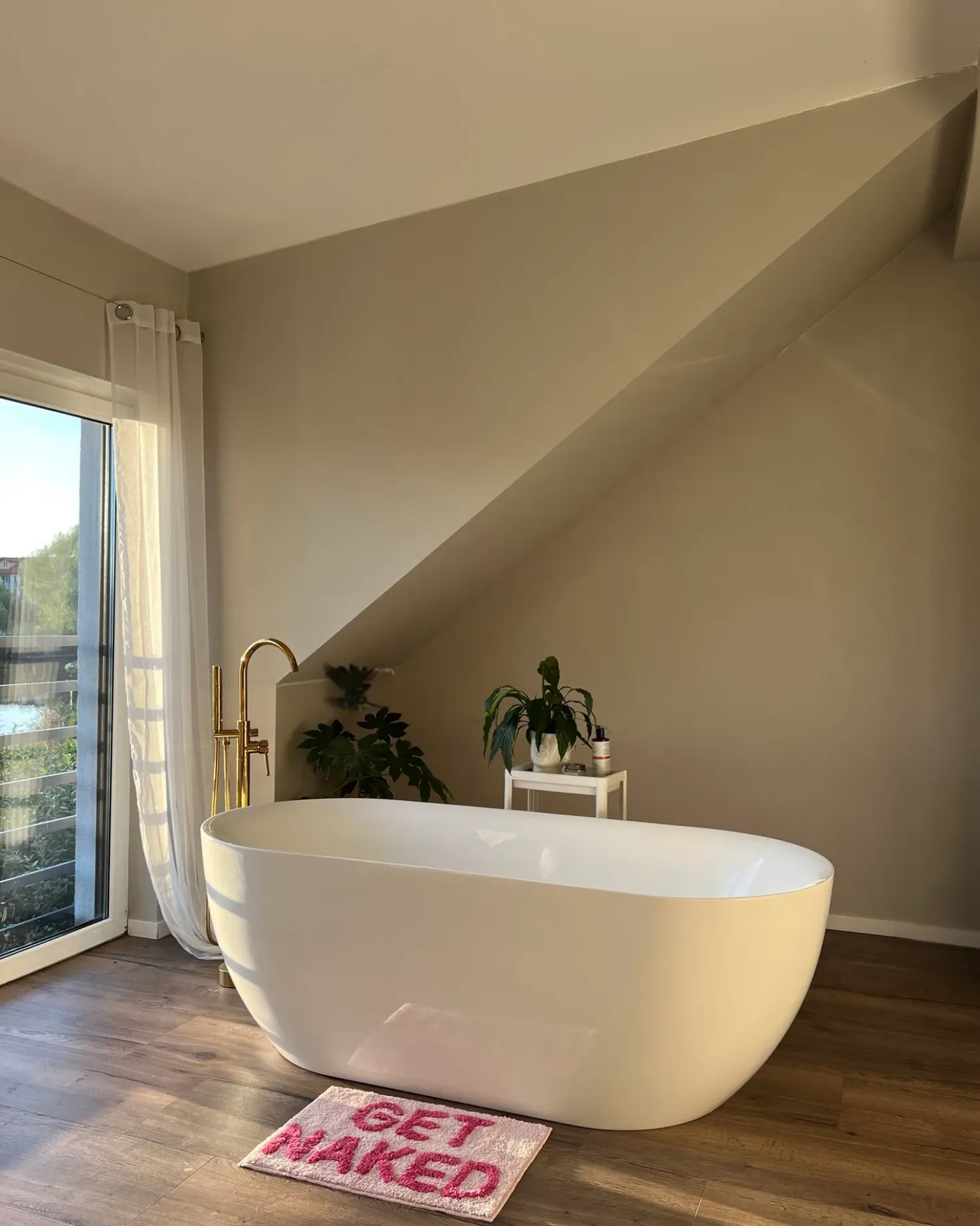 Vasca da bagno freestanding CARRERA 180 x 80 cm Bianco