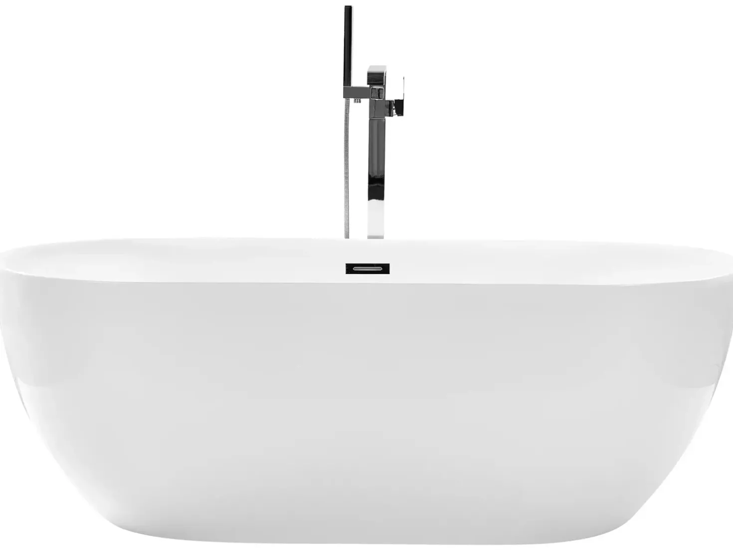 Vasca da bagno freestanding CARRERA 170 x 80 cm Bianco
