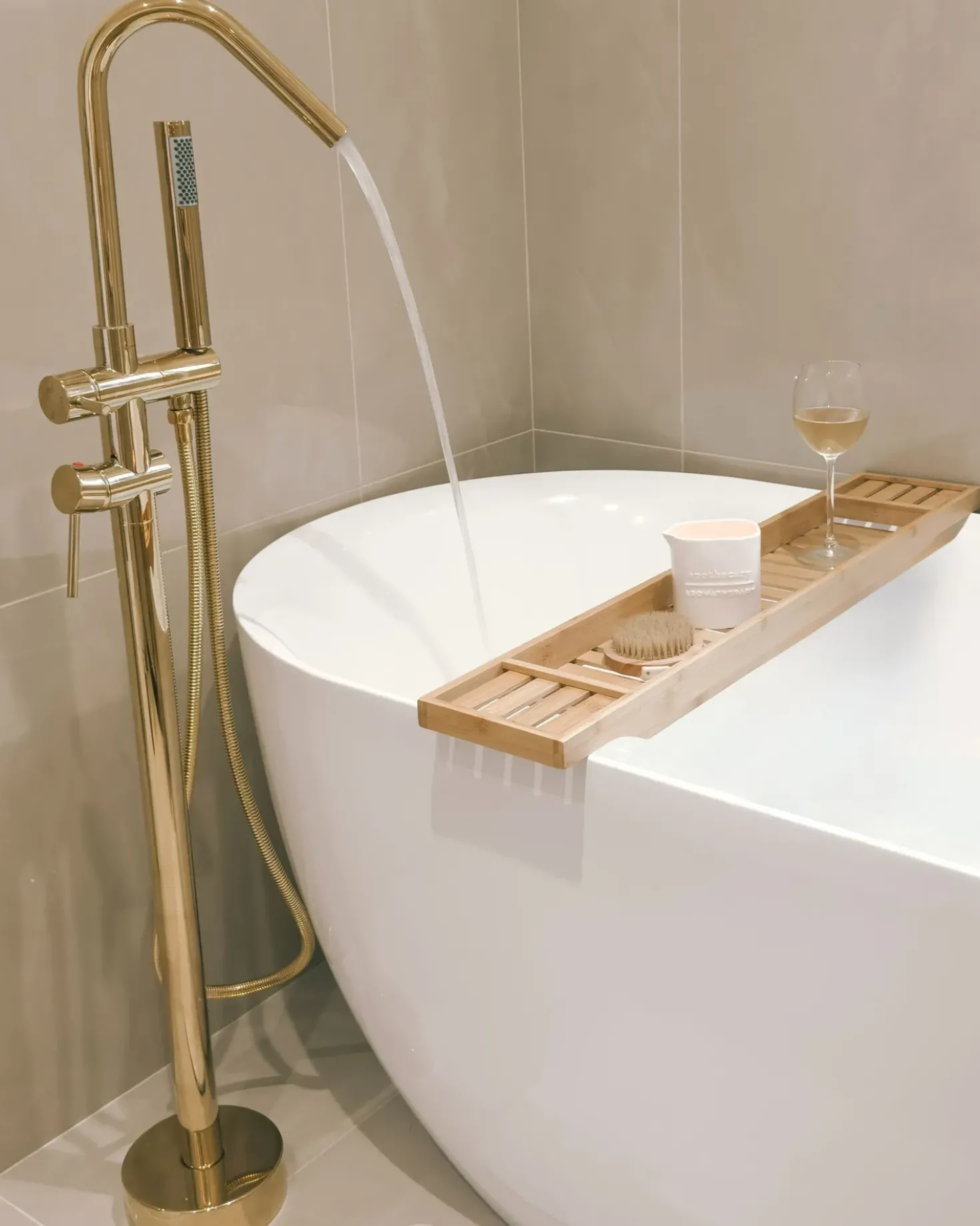 Vasca da bagno freestanding CARRERA 170 x 80 cm Bianco