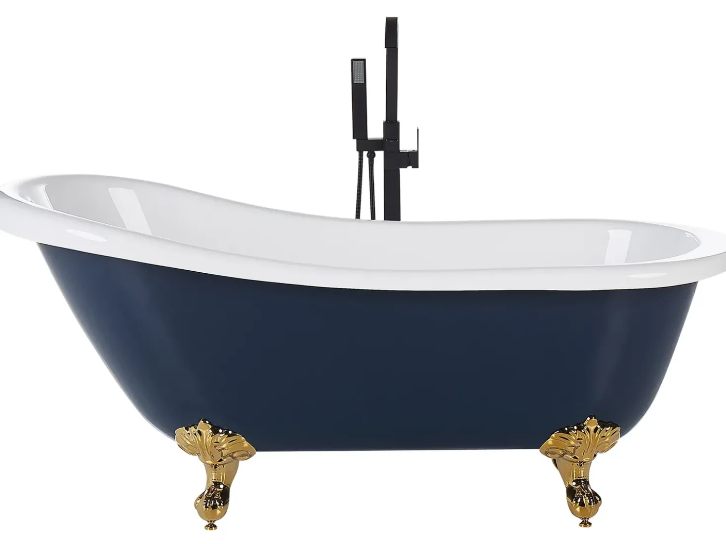 Vasca da bagno freestanding CAYMAN 170 x 76 cm Blu