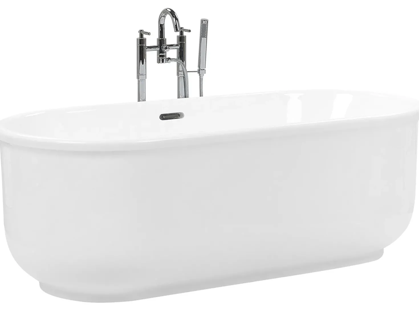 Vasca da bagno freestanding PINEL 170 x 80 cm Bianco