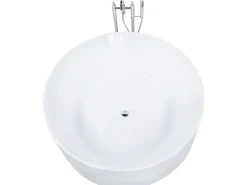 Vasca da bagno freestanding IBIZA 140 x 140 cm Bianco