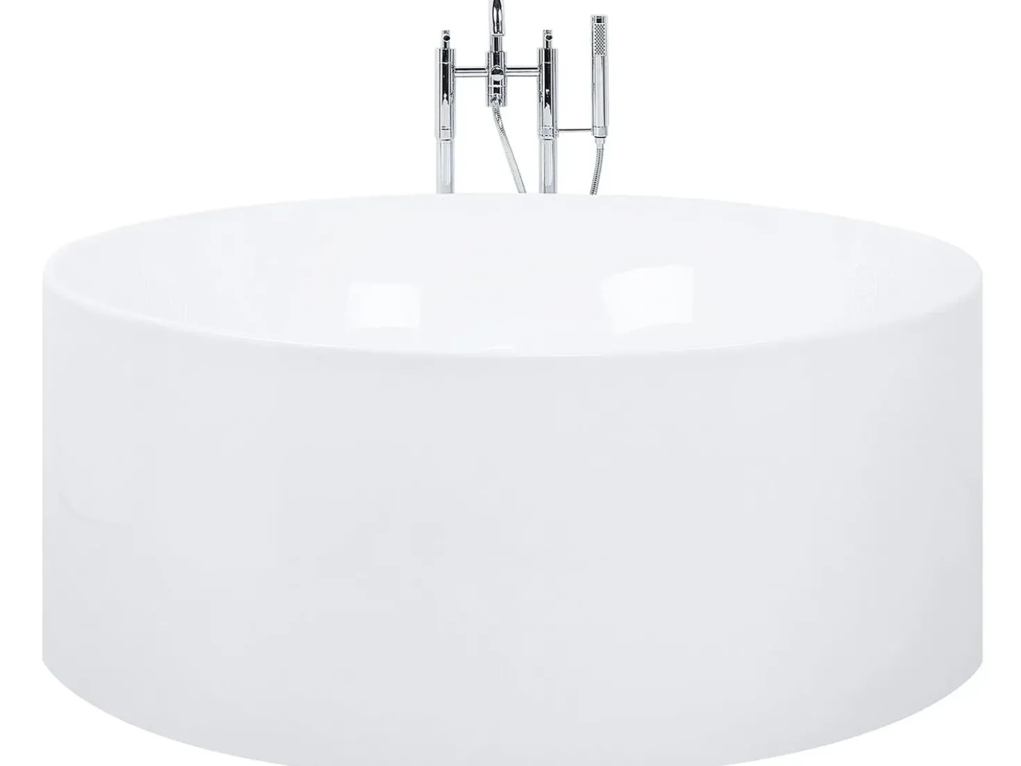 Vasca da bagno freestanding IBIZA 140 x 140 cm Bianco