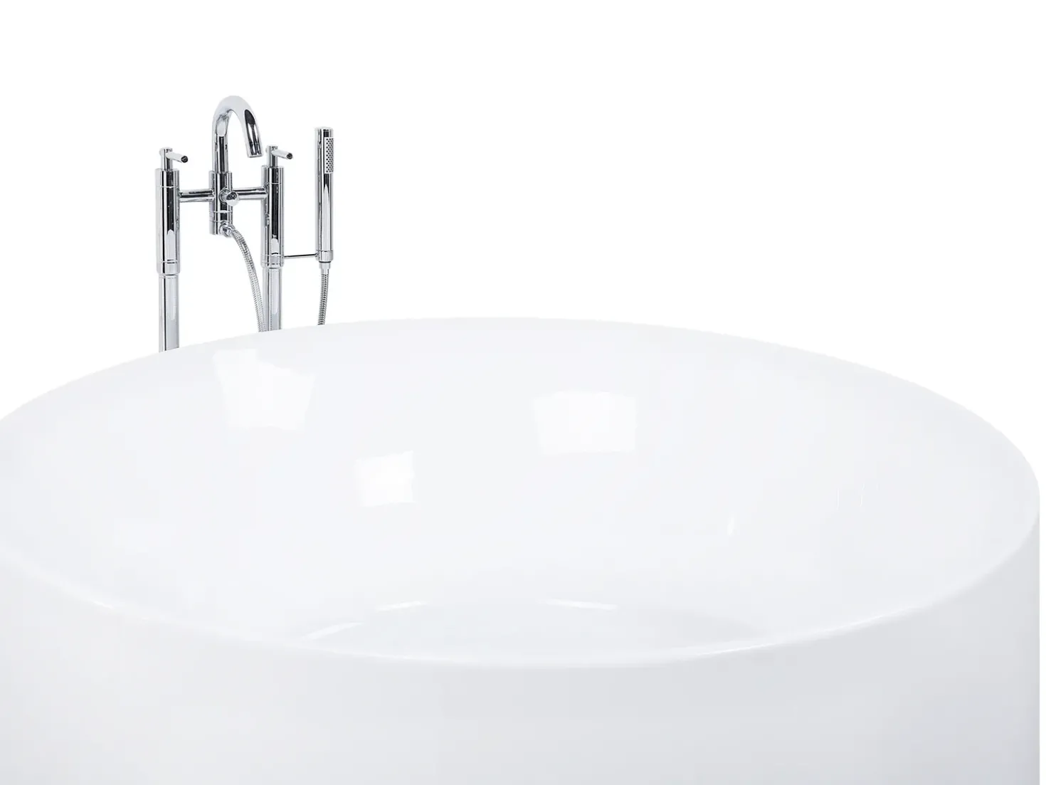 Vasca da bagno freestanding IBIZA 140 x 140 cm Bianco