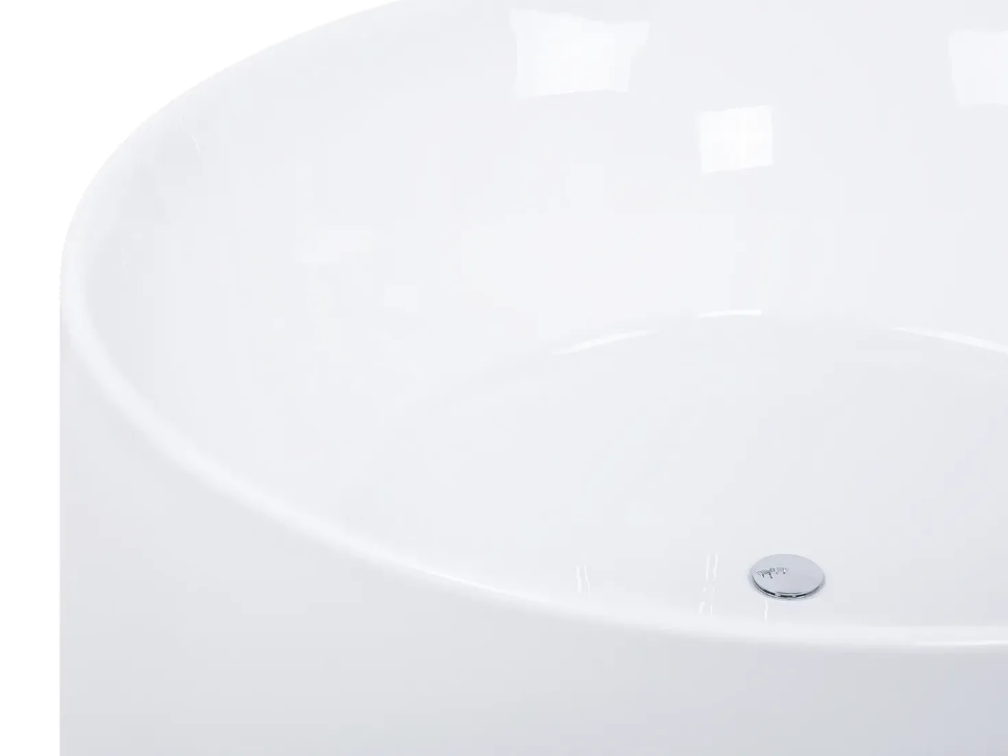 Vasca da bagno freestanding IBIZA 140 x 140 cm Bianco