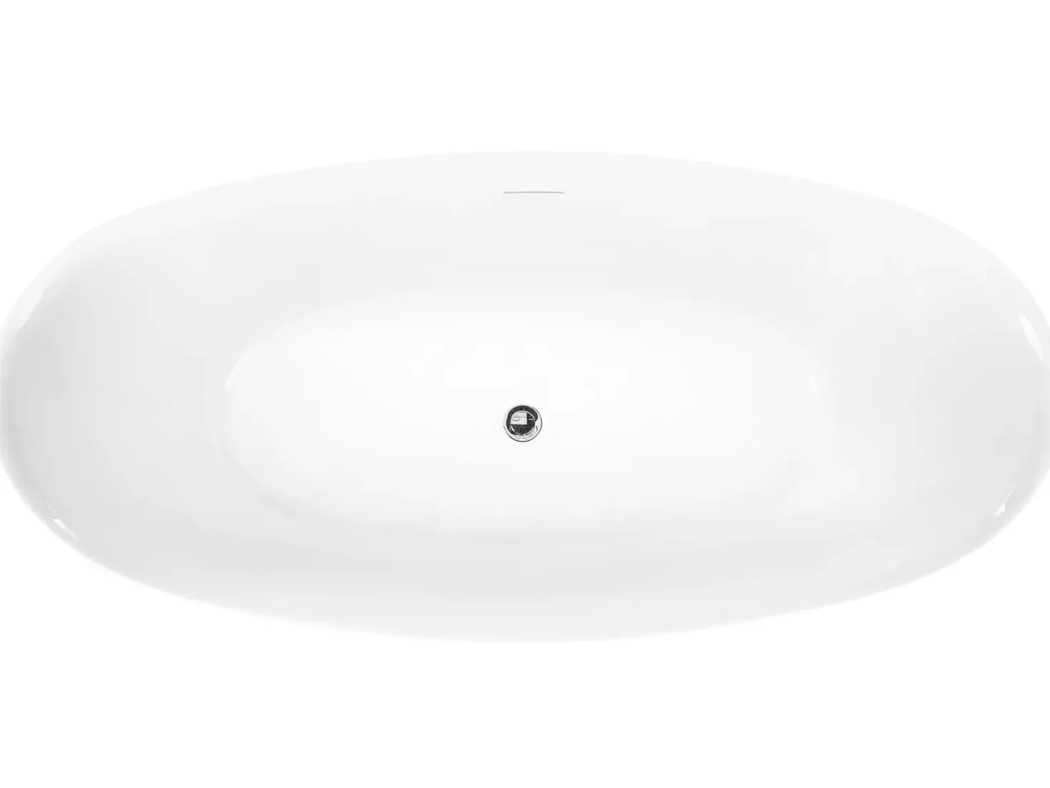 Vasca da bagno freestanding KOLLPA 168 x 81 cm Bianco