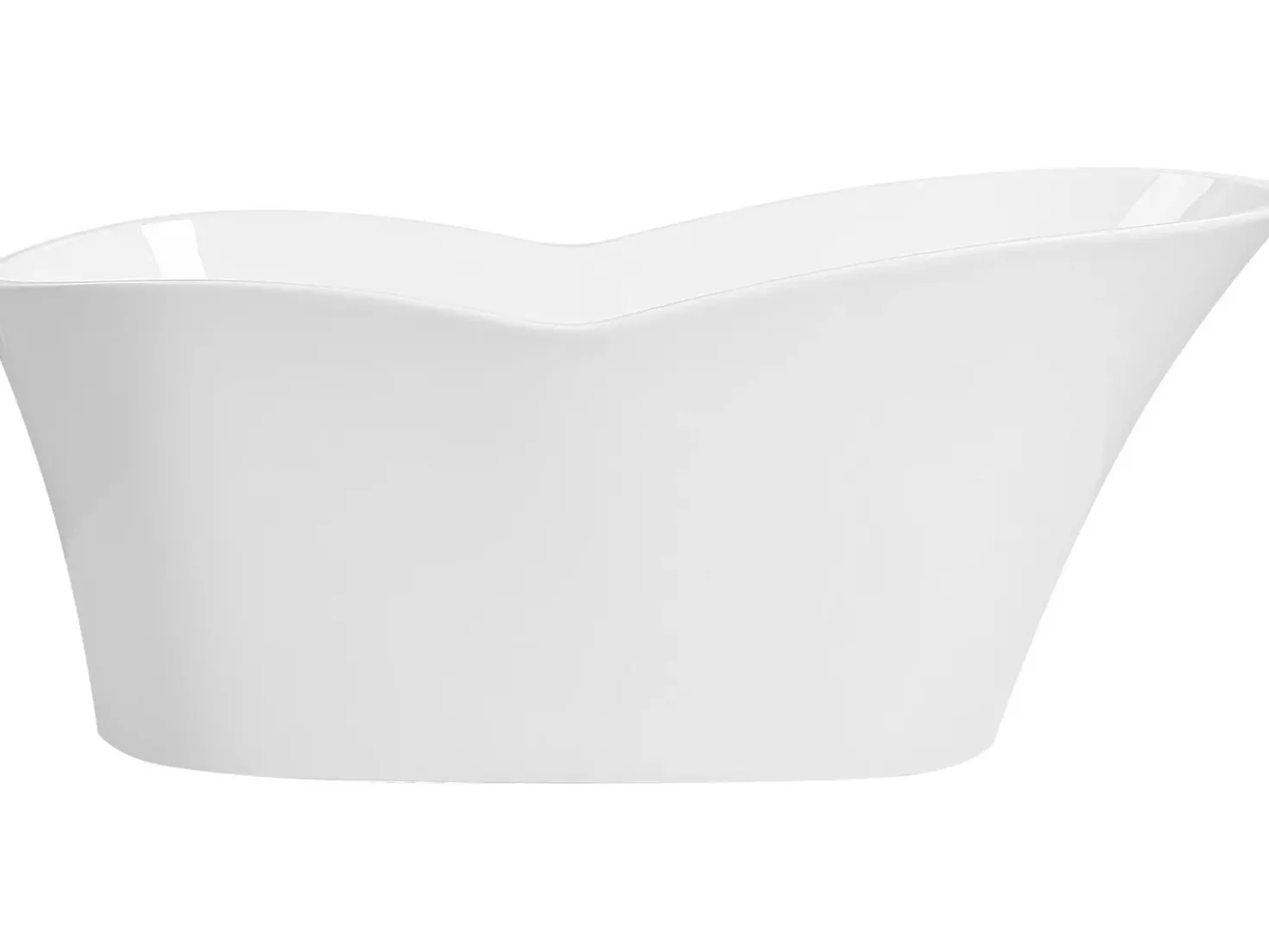 Vasca da bagno freestanding DULCINA 170 x 80 cm Bianco