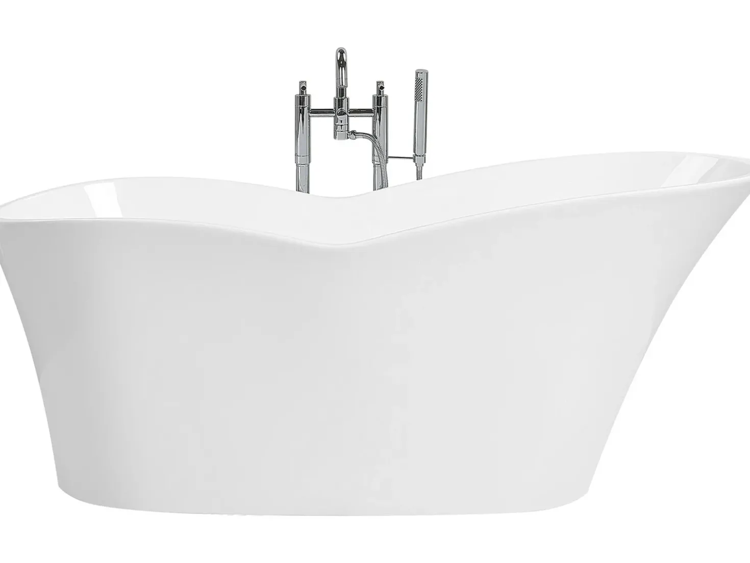 Vasca da bagno freestanding DULCINA 170 x 80 cm Bianco