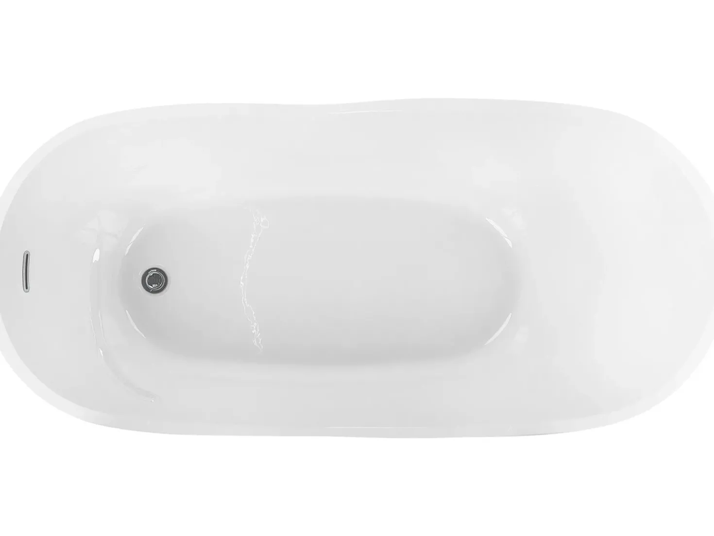 Vasca da bagno freestanding DULCINA 170 x 80 cm Bianco
