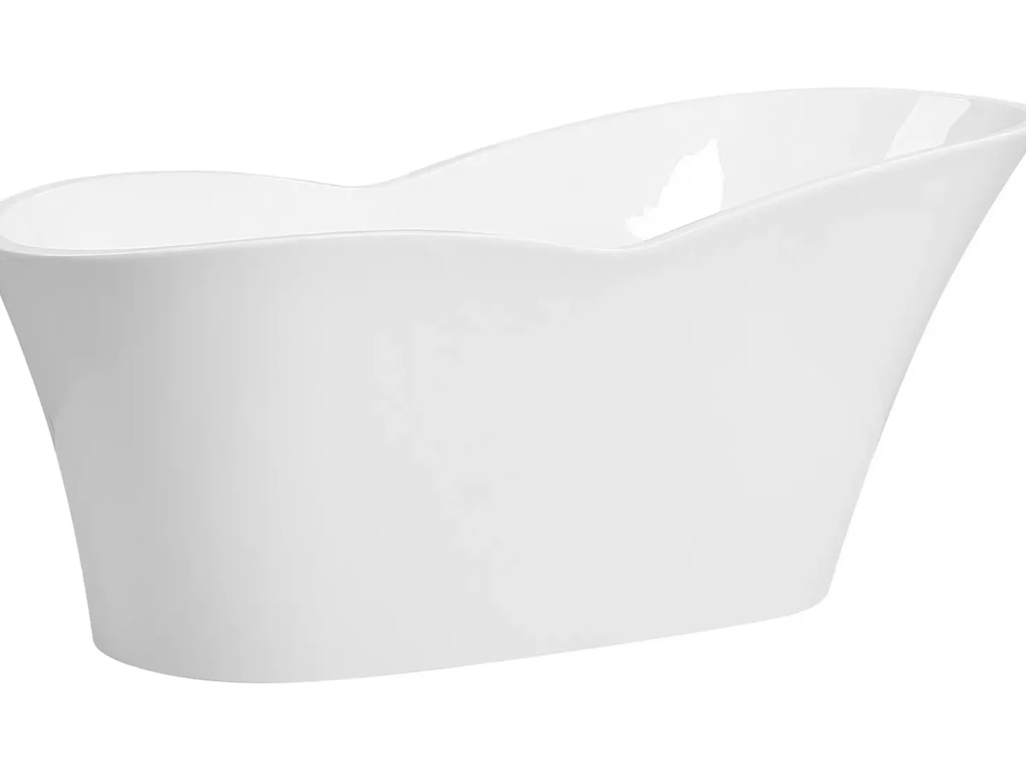 Vasca da bagno freestanding DULCINA 170 x 80 cm Bianco