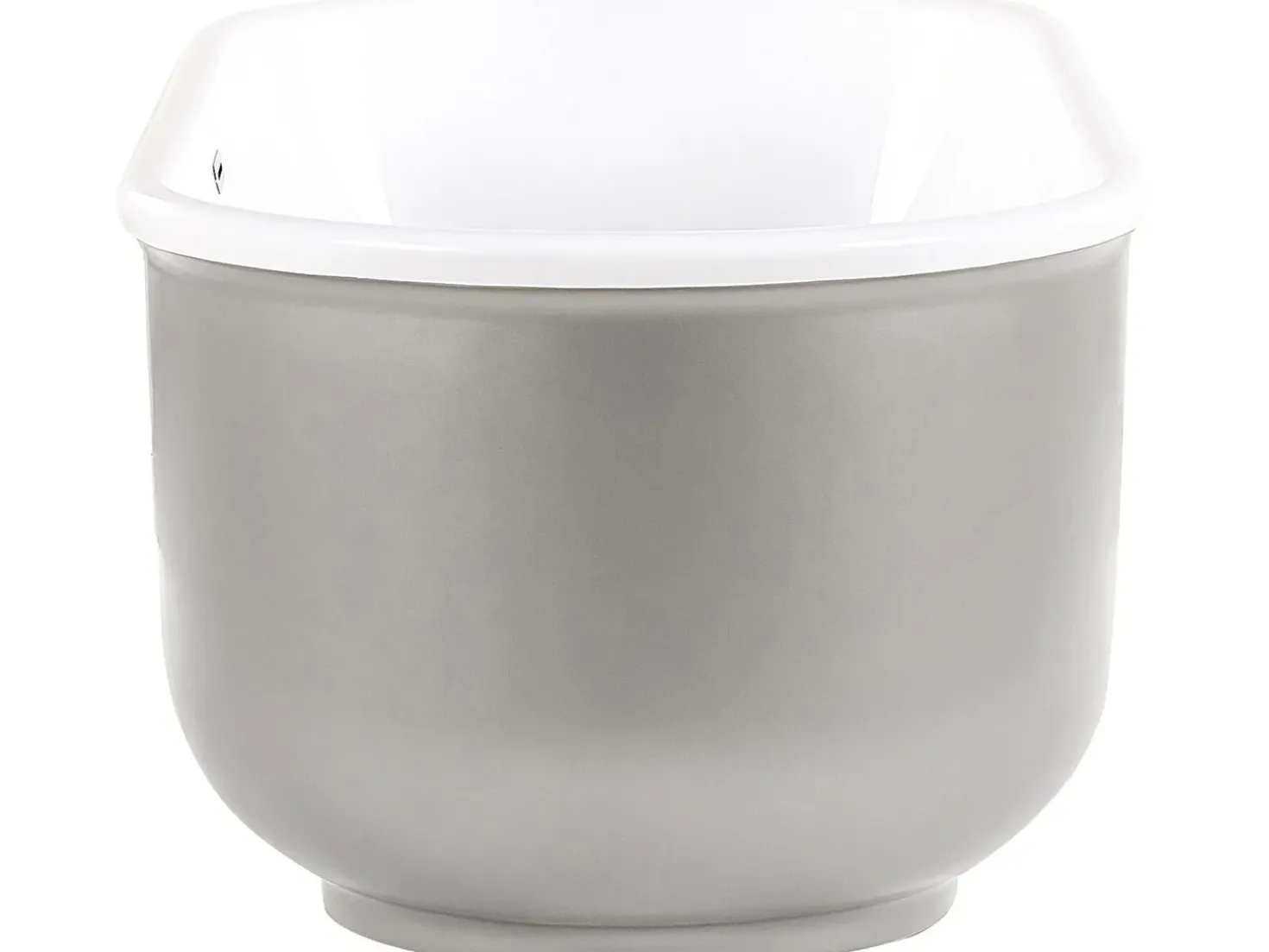 Vasca da bagno freestanding PINEL 170 x 80 cm Argento