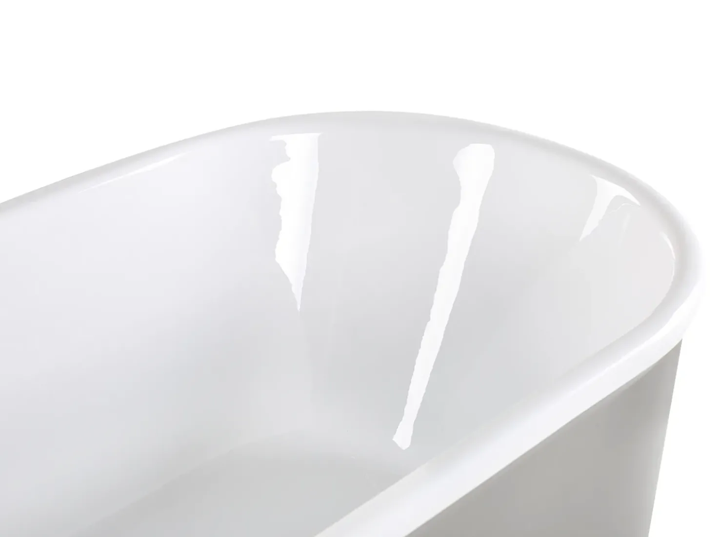 Vasca da bagno freestanding PINEL 170 x 80 cm Argento