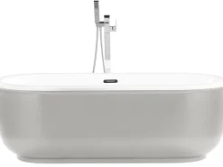 Vasca da bagno freestanding PINEL 170 x 80 cm Argento