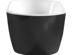 Vasca da bagno freestanding NEVIS 150 x 75 cm Nero