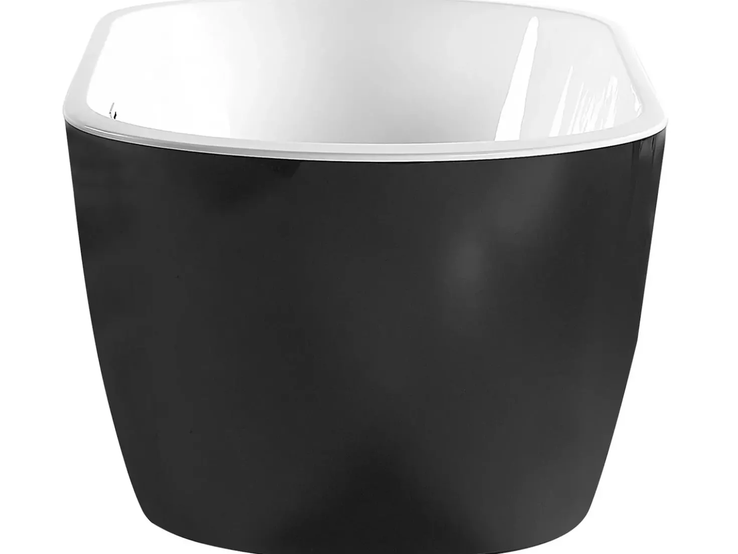 Vasca da bagno freestanding NEVIS 150 x 75 cm Nero
