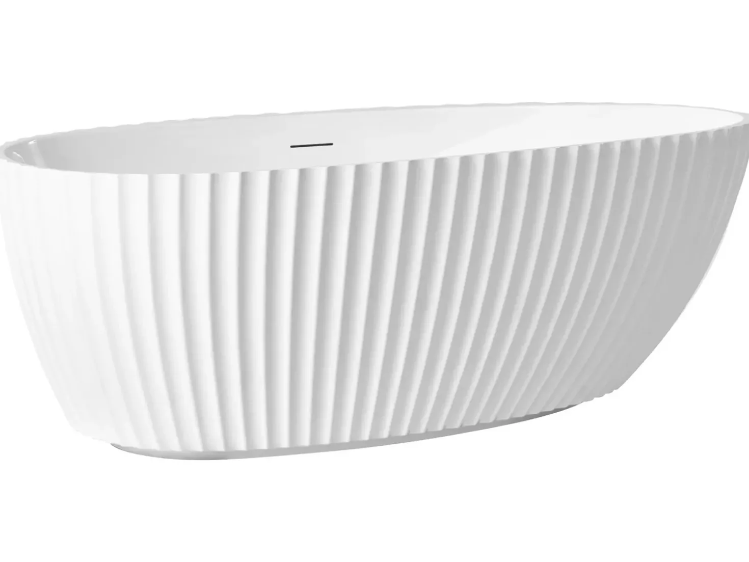 Vasca da bagno freestanding TEFE 170 x 78 cm Bianco