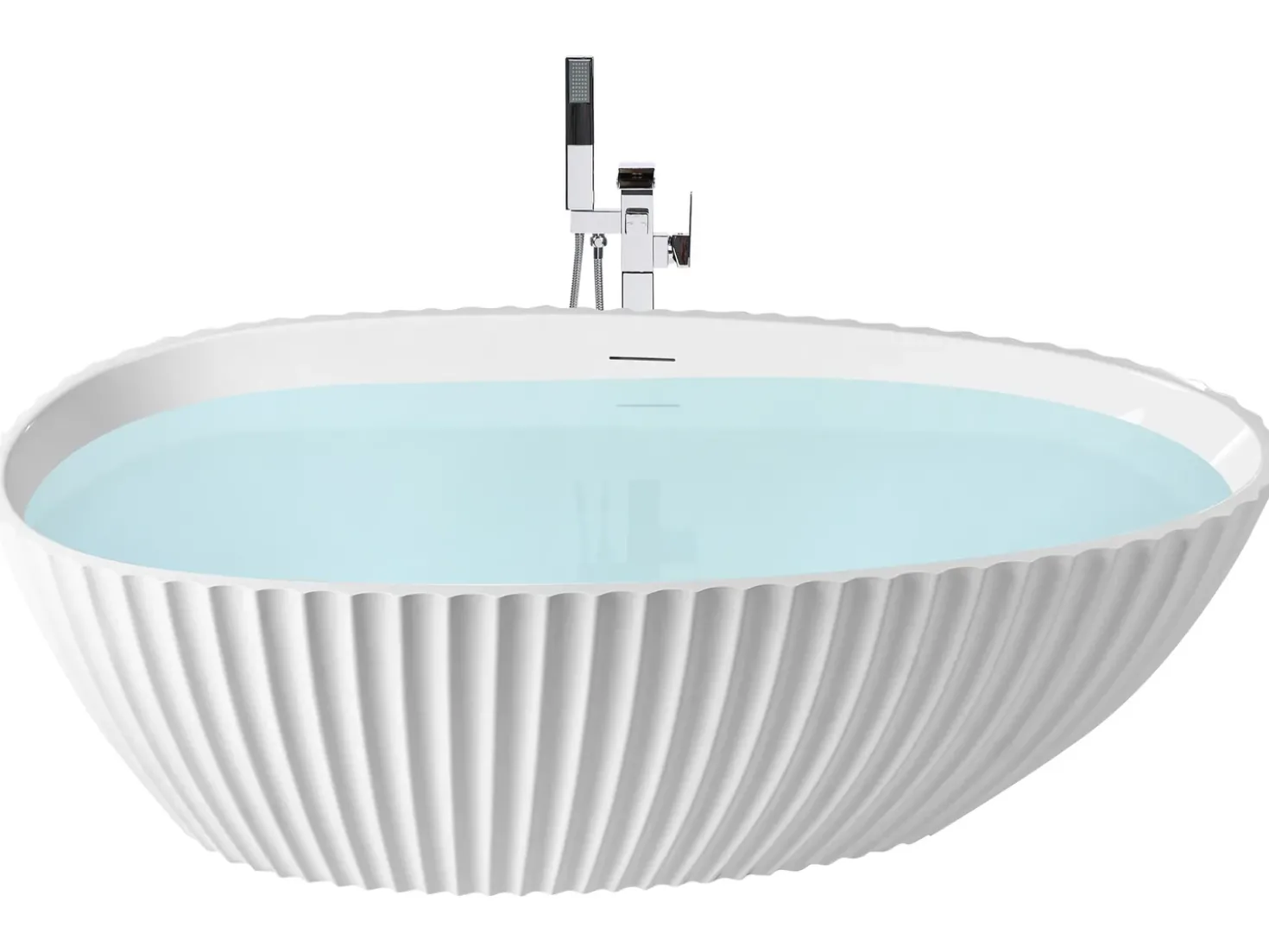 Vasca da bagno freestanding TEFE 170 x 78 cm Bianco