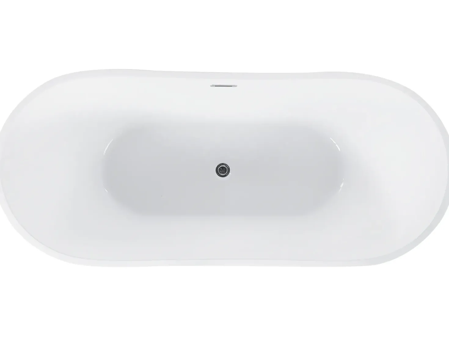 Vasca da bagno freestanding ANTIGUA 170 x 77 cm Foglia di tè