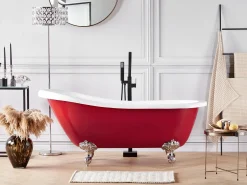 Vasca da bagno freestanding CAYMAN 153 x 77 cm Rosso