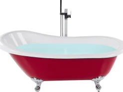 Vasca da bagno freestanding CAYMAN 153 x 77 cm Rosso