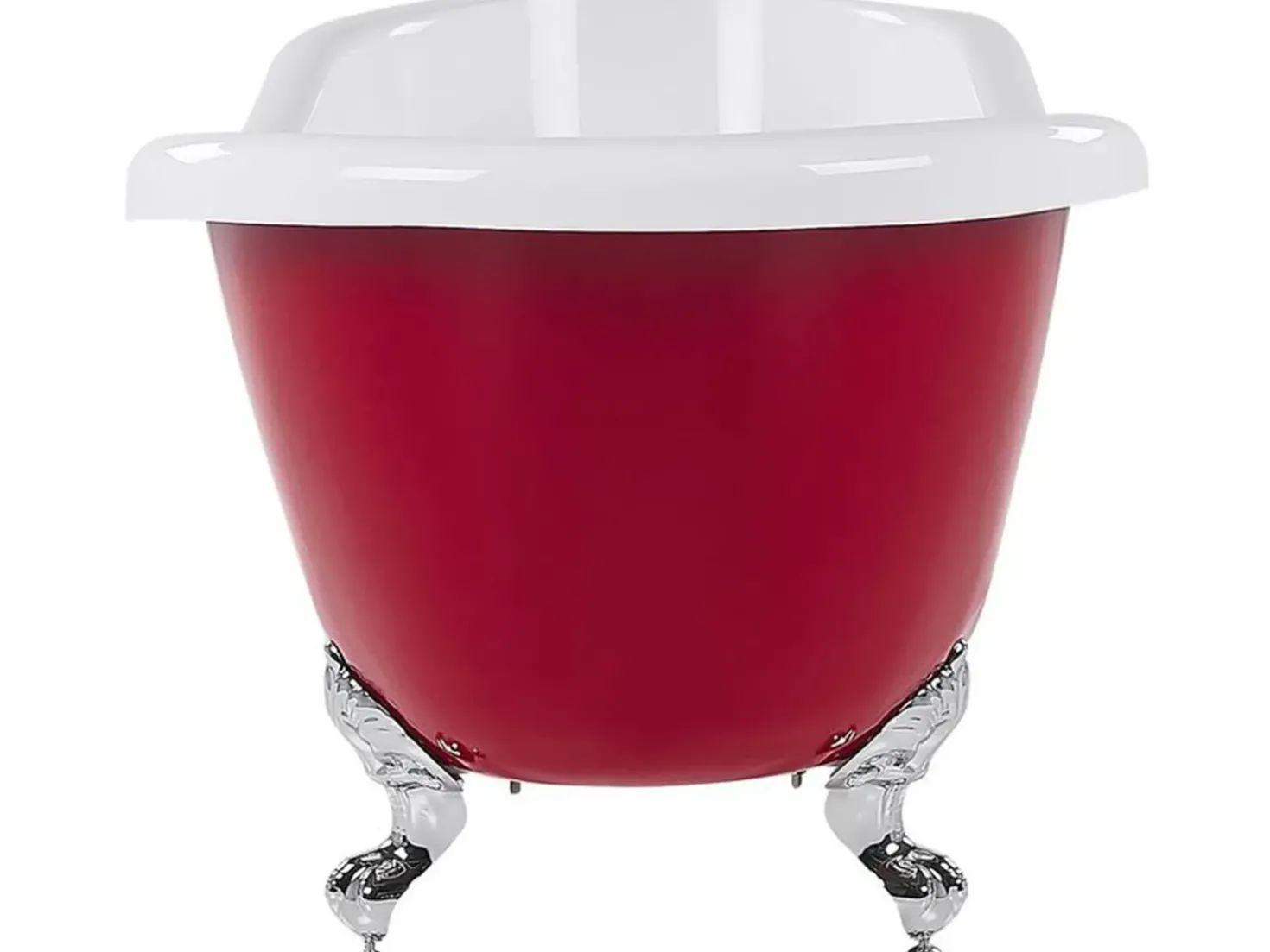 Vasca da bagno freestanding CAYMAN 153 x 77 cm Rosso