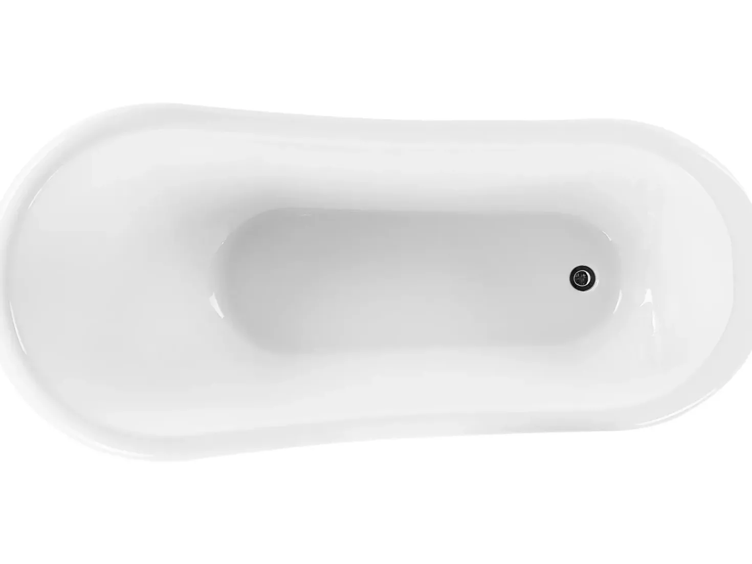 Vasca da bagno freestanding CAYMAN 153 x 77 cm Rosso