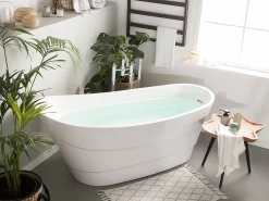 Vasca da bagno freestanding BUENAVISTA 170 x 73 cm Bianco
