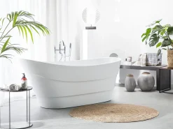 Vasca da bagno freestanding BUENAVISTA 170 x 73 cm Bianco