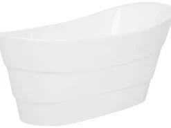 Vasca da bagno freestanding BUENAVISTA 170 x 73 cm Bianco