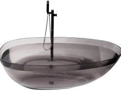 Vasca da bagno freestanding BLANCARENA 170 x 78 cm Nero