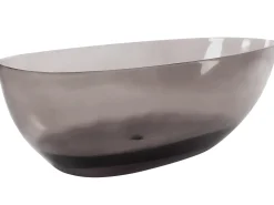 Vasca da bagno freestanding BLANCARENA 170 x 78 cm Nero