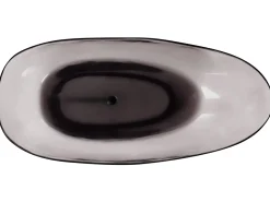 Vasca da bagno freestanding BLANCARENA 170 x 78 cm Nero
